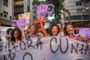 Manifestação Mulheres contra Cunha