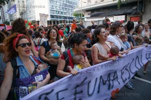 Manifestação Mulheres contra Cunha