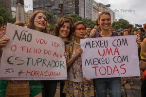 Manifestação Mulheres contra Cunha