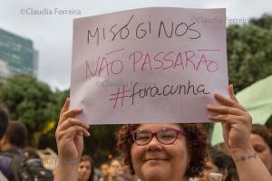 Manifestação Mulheres contra Cunha