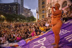 Manifestação Mulheres contra Cunha