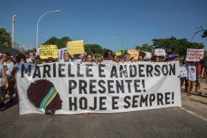 PROTEST AGAINST MARIELLE FRANCO’S MURDER