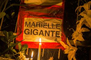 MARCH DRUMS FOR MARIELLE AND ANDERSON, 1 MONTH OF FIGHT