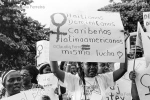 Participants of the 8th Latin American and Caribbean Feminist Meeting