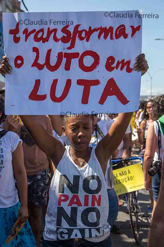 PROTEST AGAINST MARIELLE FRANCO’S MURDER