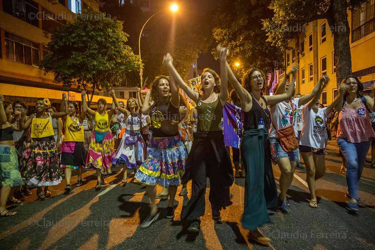 MARCHA TAMBORES POR MARIELLE E ANDERSON, 1 MÊS DE LUTA