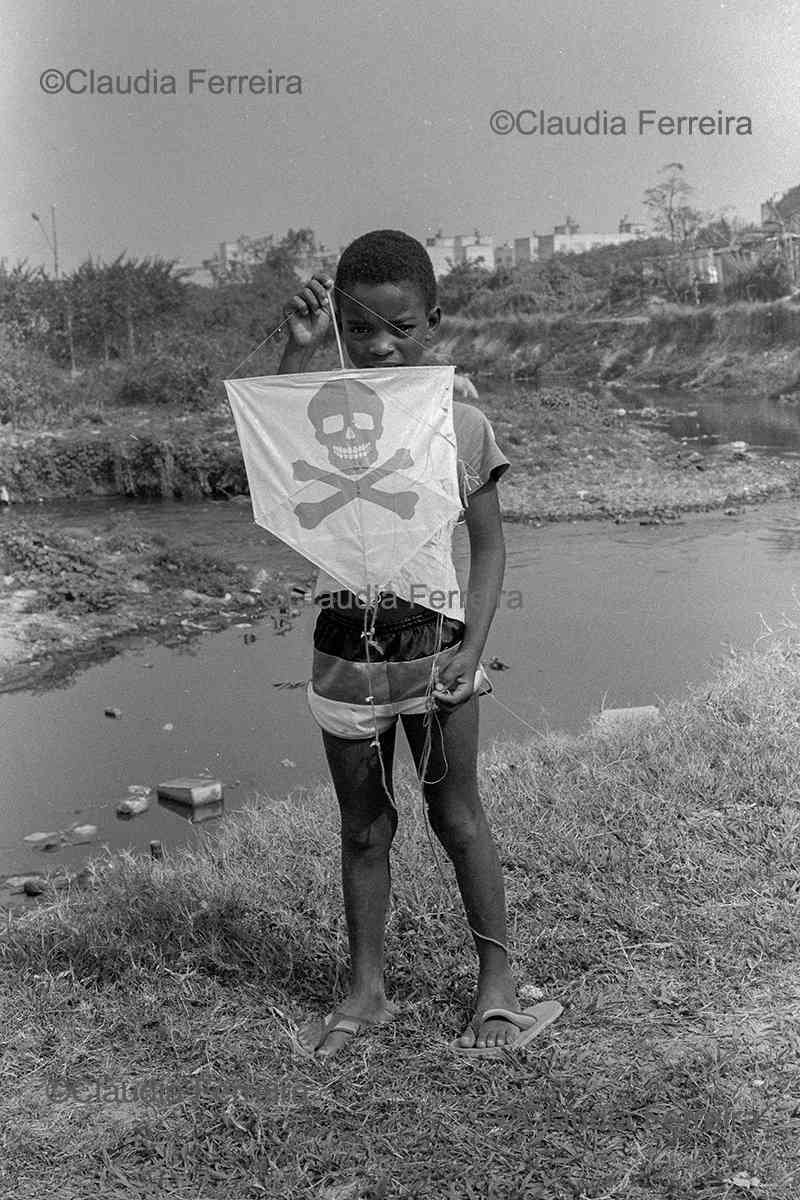 Portrait Of A Boy With A Kite