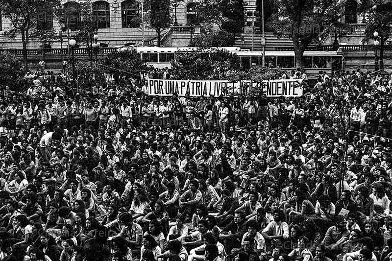 manifestação pela anistia