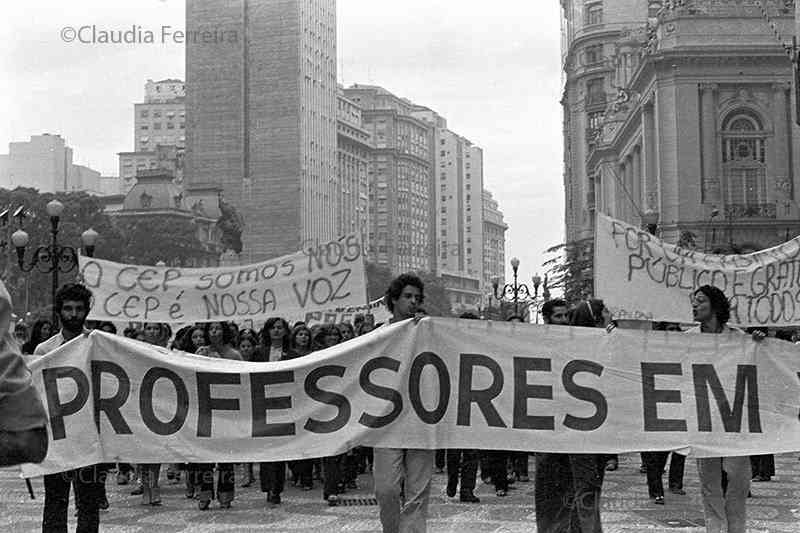 caminhada pela educação