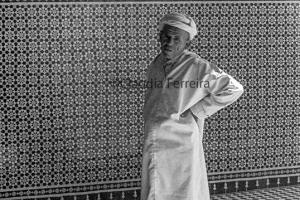 A Man At Ben Youssef Medersa