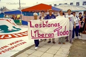 Demonstrators At The Fourth World Conference On Women