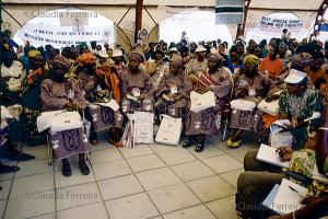 IV Conferência Mundial sobre a Mulher, fórum de ONGs.Tenda da África.