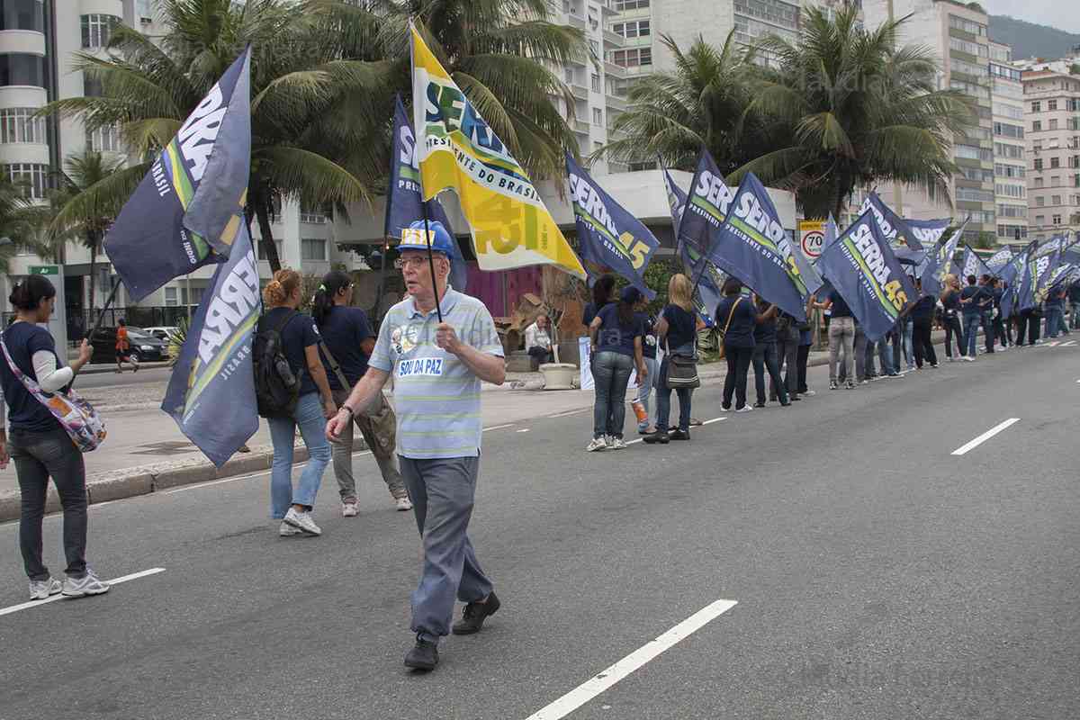 CAMPANHA PRESIDENCIAL, CAMINHADA EM APOIO A JOSÉ SERRA 