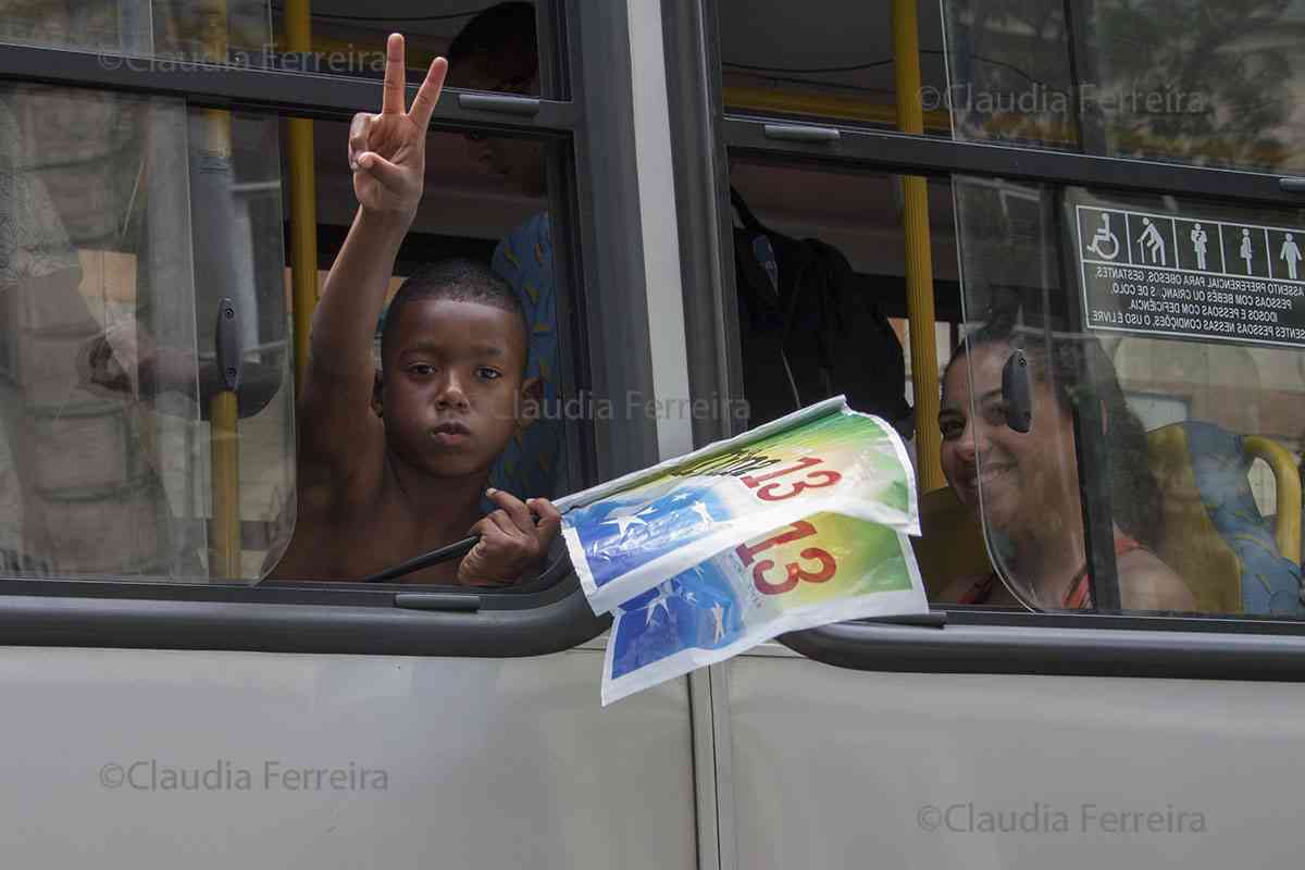 CAMPANHA PRESIDENCIAL, CARREATA EM APOIO A DILMA ROUSSEFF 