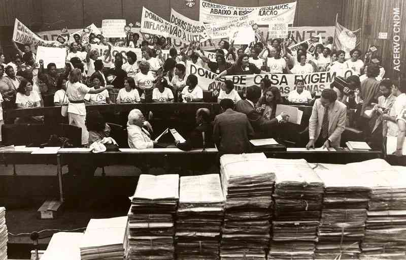 Manifestação de Mulheres no Congresso Nacional